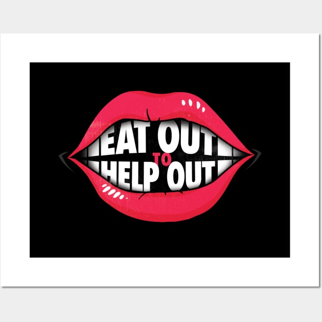 Eat Out to Help Out Wall Art by zeeshirtsandprints